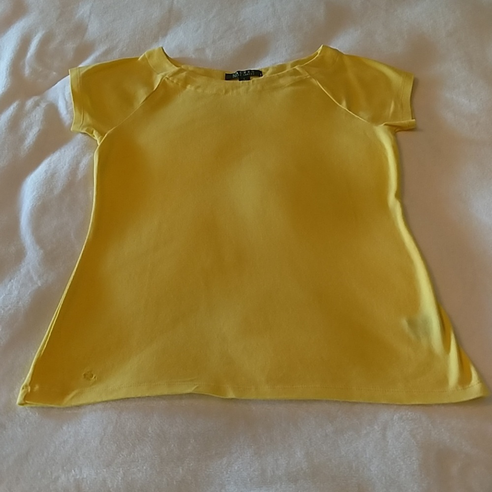 Lauren Ralph Lauren yellow t-shirt